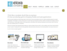Tablet Screenshot of eloraconsulting.com